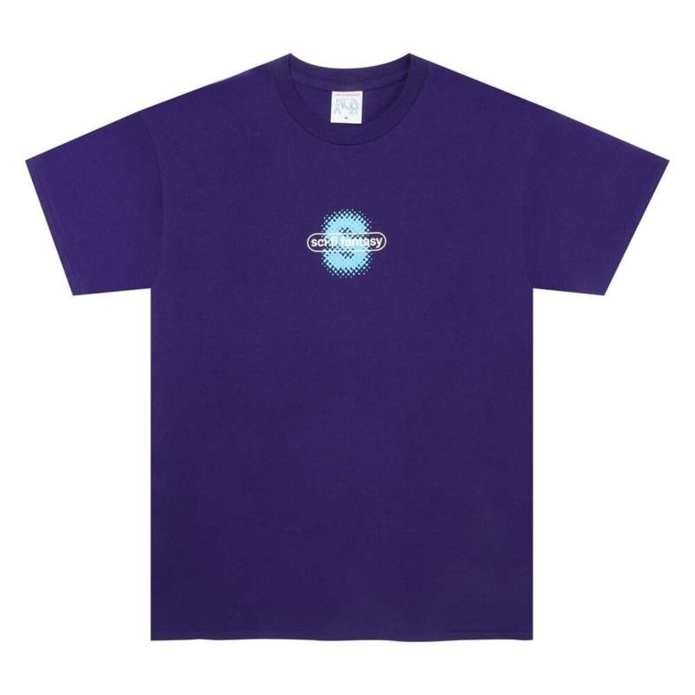 Sci-Fi Men's Medium Purple Fantasy Spotty Graphic T Shirt Streetwear Skate V6-10